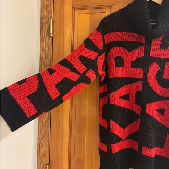 Vintage Karl Lagerfeld Logo Sweater. Size small - Picture 3 of 7